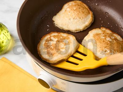 Avižiniai blynai su kefyru Žingsnis 4