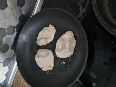 Švelnūs mėlynių jogurto blynai Žingsnis 3