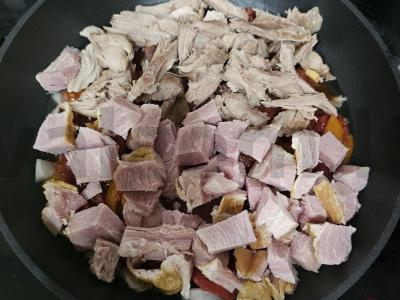 Mėsos asorti su bulvių koše Žingsnis 3