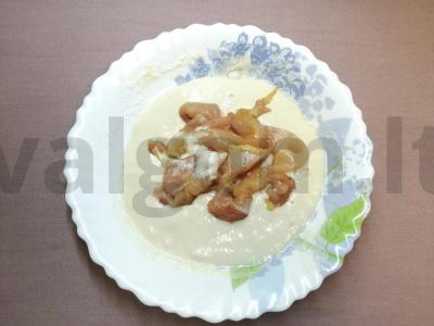 Kepti ritinėliai Žingsnis 4