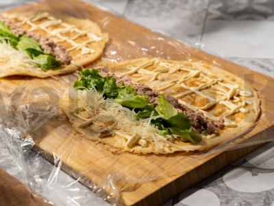 Kiaušinių ritinys su menkės kepenimis Žingsnis 6