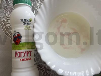 Blynai su uogų jogurtu Žingsnis 1