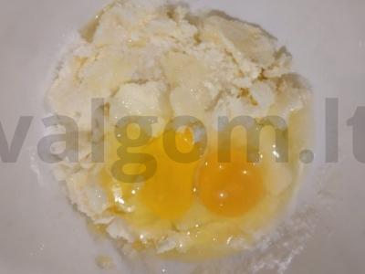 Sausainiai su sėklomis Žingsnis 2