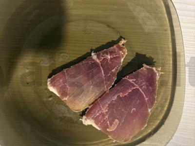 Neįprastas grikių dubuo su prosciutto ir daržovėmis Žingsnis 6