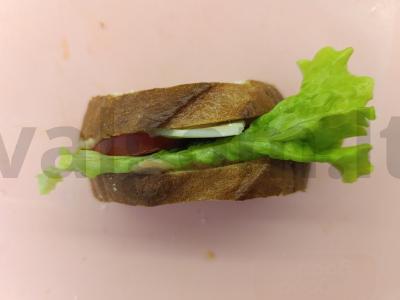 Traškus sumuštinis su barbekiu padažu pusryčiams Žingsnis 5