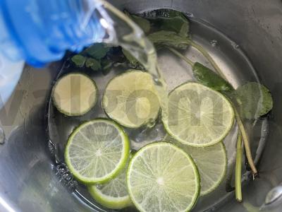 Mėtų kokteilis su džinu ir laimu Žingsnis 5