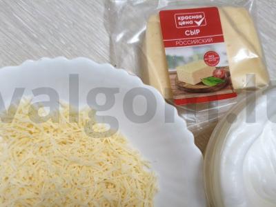 Sūrio vafliai su migdolų miltais Žingsnis 1