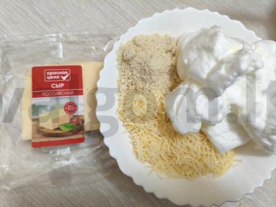 Sūrio vafliai su migdolų miltais Žingsnis 2