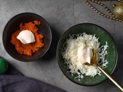 Salotas „Mimoza“ su lašiša Žingsnis 4