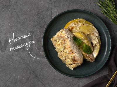 Menkių filė su bulvėmis pagrindine nuotrauka