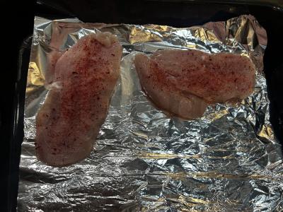 Sultinga vištienos krūtinėlė su pomidorais ir paprikomis Žingsnis 3