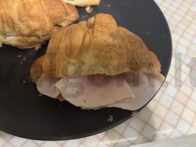 Sūrio kruasanai su kumpiu Žingsnis 5