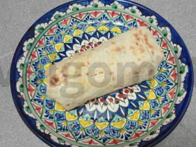 Šašlykas su jautiena, daržovėmis, sūriu ir grybų padažu Žingsnis 13