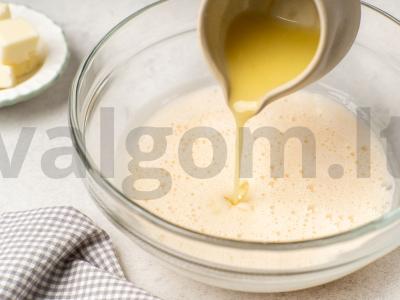 Birūs sausainiai su grietine orkaitėje Žingsnis 3