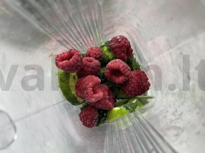 Mojitas su avietėmis ir marakuja Žingsnis 3