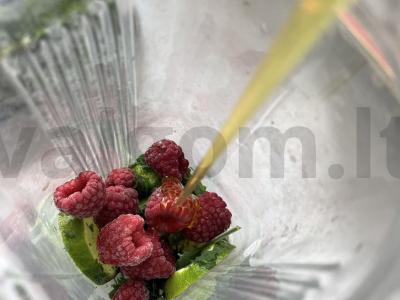 Mojitas su avietėmis ir marakuja Žingsnis 4