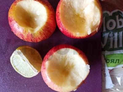 Obuoliai su laimo sultimis, kepti orkaitėje Žingsnis 2