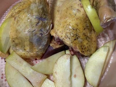 Antis su obuoliais orkaitėje Žingsnis 2