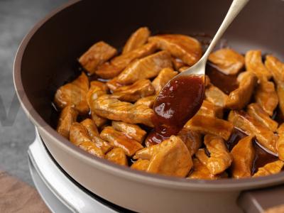 Saldžiarūgšti kiauliena Žingsnis 4