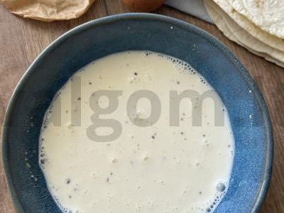 Tortilijų užkandis su kumpiu ir kamamberu Žingsnis 2