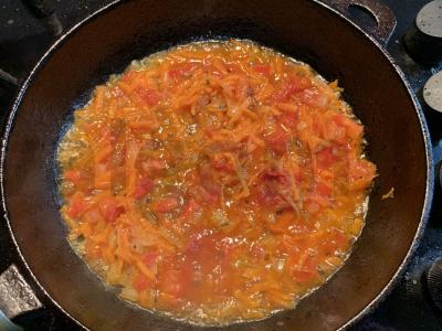 Spagečiai su aštriu čili padažu Žingsnis 6