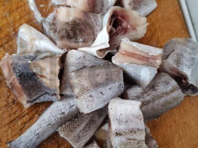 Menkių filė ant daržovių pagalvėlės Žingsnis 4