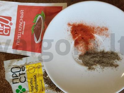 Menkių filė ant daržovių pagalvėlės Žingsnis 6