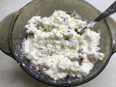 Rulėliai su varške kvietinėje tortilijoje Žingsnis 4