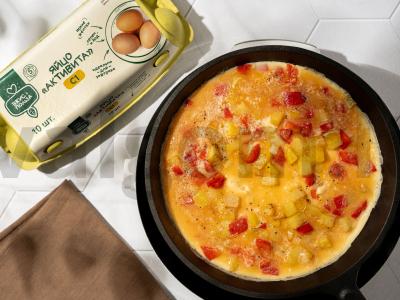 Graikiškas omletas su daržovėmis Žingsnis 3