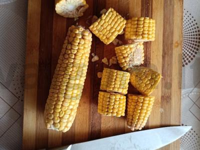 Kukurūza sojų padaže oro grilyje Žingsnis 1
