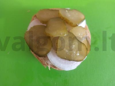 Sultingas burgeris su namine kotletu Žingsnis 4