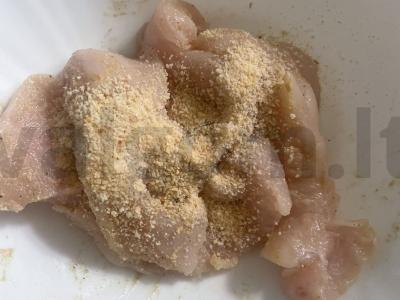 Vištienos lazdelės per 20 minučių Žingsnis 3