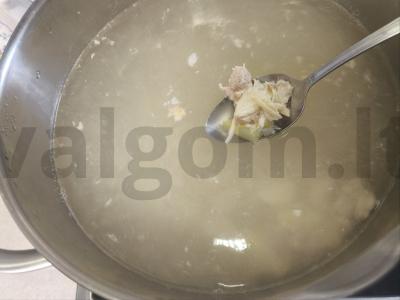 Žaliosios šaltibarščiai su rūgštynėmis pietums Žingsnis 6