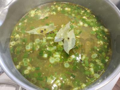 Žaliosios šaltibarščiai su rūgštynėmis pietums Žingsnis 9