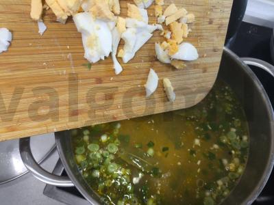 Žaliosios šaltibarščiai su rūgštynėmis pietums Žingsnis 10