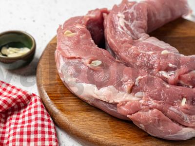 Kiaulienos nugarinė oro grilyje Žingsnis 2