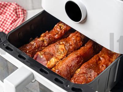 Kiaulienos nugarinė oro grilyje Žingsnis 4