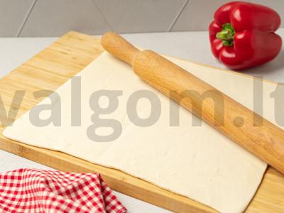 Stromboli su vištiena, kumpiu ir sūriu Žingsnis 2