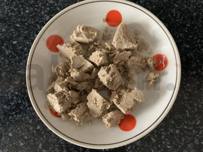 Desertas iš sausainių, halvos ir grietinės Žingsnis 5