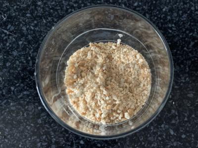 Desertas iš sausainių, halvos ir grietinės Žingsnis 7