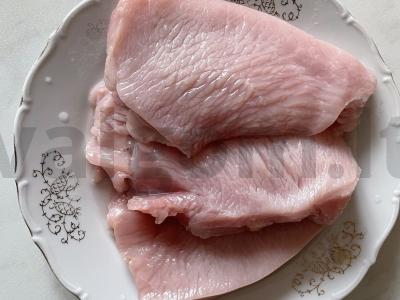 Kepti kalakutų steikai Žingsnis 1