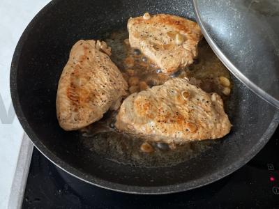 Kepti kalakutų steikai Žingsnis 5