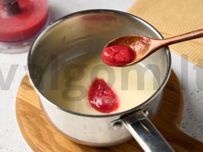 Braškinių pudingas Žingsnis 3