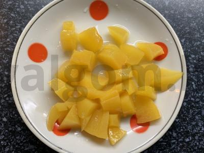 Avižų apkepas su persikais Žingsnis 3