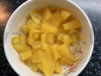 Avižų apkepas su persikais Žingsnis 6