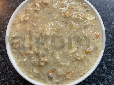 Avižų apkepas su persikais Žingsnis 7