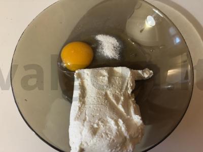 Varškės blynai be cukraus Žingsnis 2