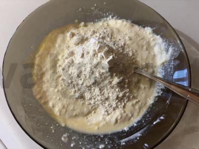 Varškės blynai be cukraus Žingsnis 4