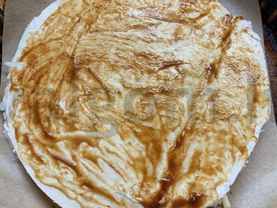 Pica iš lavašo, dešros, sūrio ir daržovių Žingsnis 4