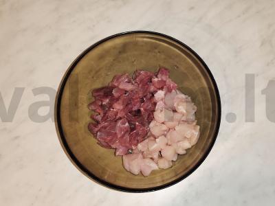 Moliūgas su vištiena ir daržovėmis orkaitėje Žingsnis 1